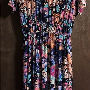 Floral Maxi Dress - Multicolor